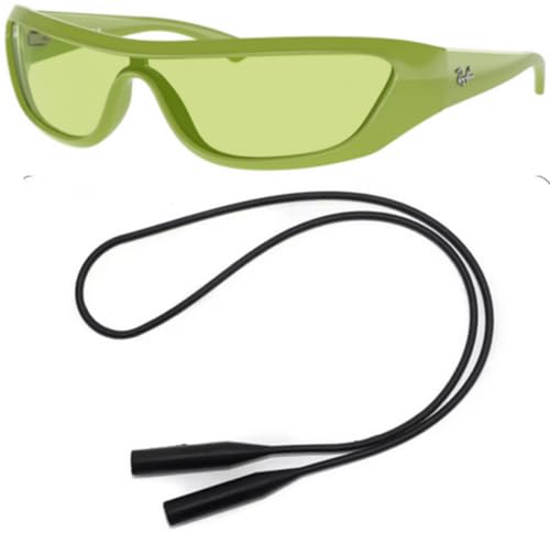 Ray-Ban RB4431 Sunglasses Bundle: RB 4431 6763/2 Apple Green/Green Polyamide Standard and Universal Anti-slip Silicone Leash2