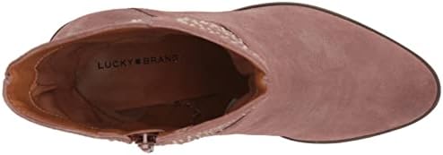 Lucky Brand Women's Lakelon Western Bootie Ankle Boot, Flint, 7 | Image 4
