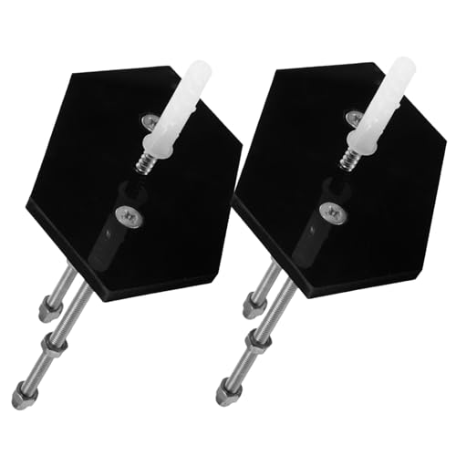 BCOATH 2pcs Acrylic Skateboard Wall Mount Display Rack Stable Skateboard Holder for Snowboards Ski Boards and Professional Wall Bracket for Storage and Showcasing