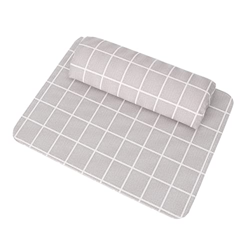 PAMINGONO 1 セット マニキュアハンドピローセット 爪ツール マニキュア枕 ゲルト枕 釘の道具 nail 手すり ヨーロ タイルのツール マニキュア練習パッド Light Grey