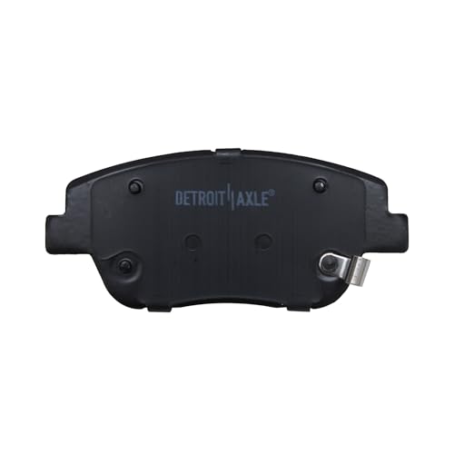 Image of Detroit Axle - Front Brake Pads for 2011-2015 Hyundai Sonata, 2011-2016 Kia Optima, Ceramic Brake Pads w /Hardware 2012 2013 2014 Replacement