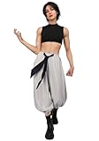 DAZCOS Toji Fushiguro Cosplay Women Costume Black Stretchy Crop Top Pants Outfit (X-Small)