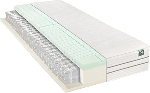 Frankenstolz f.a.n. Matratze Medicare Top T Tonnentaschenfederkern Härtegrad 3 Größe 90x190 cm