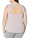 Amazon Essentials Women's Soft Cotton Open Back Sleeveless Yoga Tank (Available in Plus Size), Petal, Medium