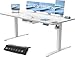 JUMMICO Höhenverstellbarer Schreibtisch Höhenverstellbar Elektrisch, Ergonomischer Steh-Sitz Tisch Stehpult Verstellbarer Computertisch,Stehschreibtisch Bürotisch Standing Desk,160 x 70 cm, Weiß Tisch günstig Kaufen-JUMMICO Höhenverstellbarer Schreibtisch Höhenverstellbar Elektrisch, Ergonomischer Steh-Sitz Tisch Stehpult Verstellbarer Computertisch,Stehschreibtisch Bürotisch Standing Desk,160 x 70 cm, Weiß