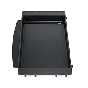 Onlyfire BBQ Gusseisen Plancha Grillplatte Grill Griddle für Weber Spirit 200/300 serie & Weber Spirit II ,7658, Gussplatte