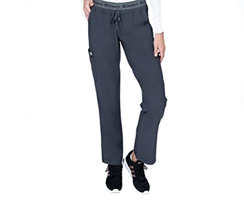 Image of Scrubs for Women Set V-Neck & Cargo Pant 8 Pocket 4-Way Stretch for Nurse Dentist Veterinarian Elements Select ES2966
