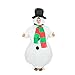 Costume de bonhomme de neige gonflable pour enfants