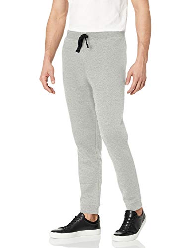 Nautica Men's Knit Jogger with Graphic Logo Pants, Grey Heather, X-Large