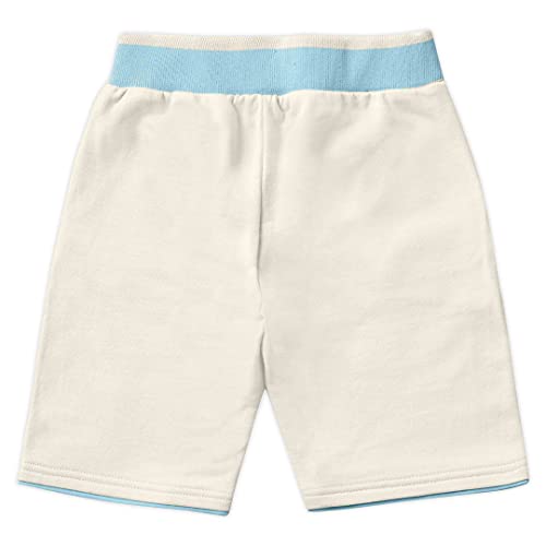 Conjunto camiseta e bermuda em moletom leve, Marisol, meninos, Azul, 4