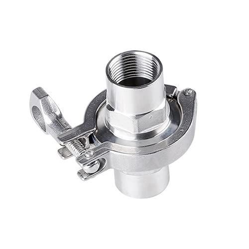 �g���N�����v�J�o�[�X���b�h�t�F���[���A�_�v�^�[�z�ǃX�e�����X�X�`�[��SS304�A�V���R���K�X�P�b�g�p�C�v�t�B�b�e�B���O�A�z�[���Z���^�[�p�g���C�N�����v�J�o�[�X���b�h(External thread,DN40(clamp 64))