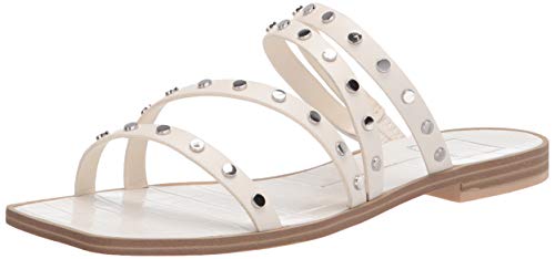 Dolce Vita Women's Izabel Studded Slide Sandal, Off White Stella, 7.5 #TOP3