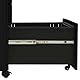 vidaXL Aktenschrank mit Rollen Rollcontainer Bürocontainer Schubladenschrank Büroschrank Stahlschrank Metallschrank Schrank Schwarz 30x45x59cm Stahl