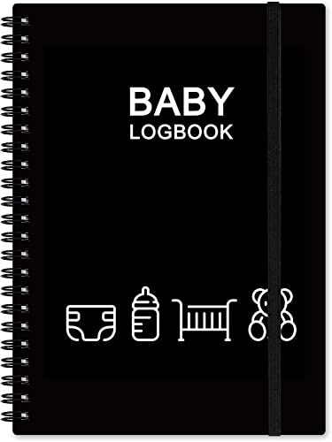 Image of Baby's Daily Log Book - A5 Baby's Tracking for Newborns, 150 Easy to Fill Pages to Track and Monitor Your Newborn Baby's Schedule, Black