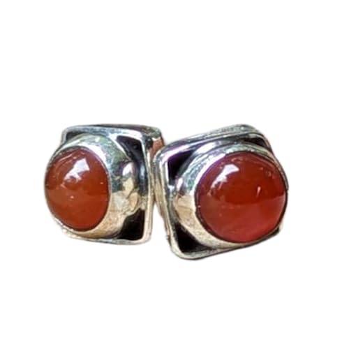 Puces d'oreilles onyx rouge le cadeau d'anniversaire minimaliste idéal