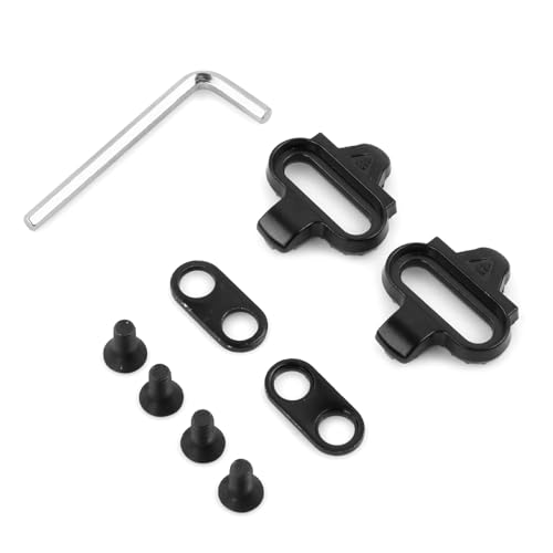 Dokeno 2 Piezas Calas Tacos de Bicicleta Compatibles con SPD Duradero Calas para Pedales Autobloqueantes Taco de Pedal de Zapatos para Ciclismo de Montaña Carretera y Spinning