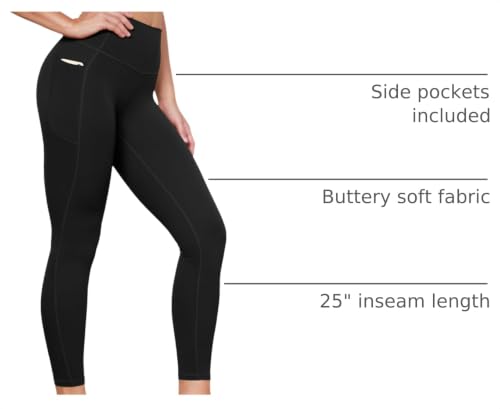Image of ODODOS Buttery Soft Lounge Yoga Leggings with Pockets for Women 23 inch / 25 inch /28 inch High Waist Yoga Pants