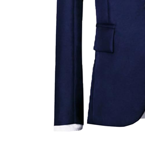 Men's Solid One Button Casual Suit Formal Dress Slim Fit Tuxedo Daily Wedding Business Sports Coat2