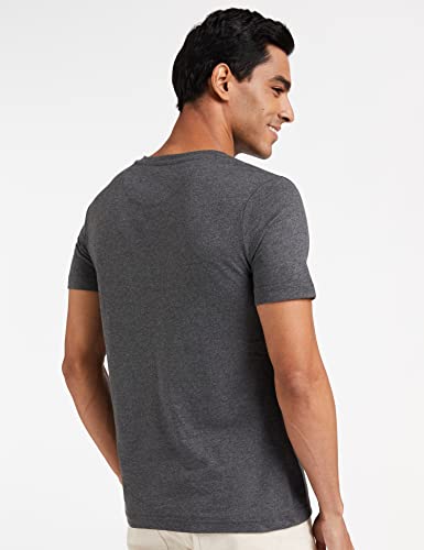 Image of Amazon Brand - Symbol Men's Solid Cotton T Shirt | Plain | V Neck | Half Sleeve-Regular Fit | Combo Pack of 3 (Available in Plus Sizes)