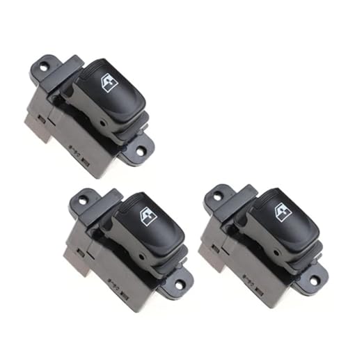Mando Elevalunas 93570-1E110 93580-1E000 Para Hyundai Para A&CCENT 2007 2008 2009 2010 Interruptor De Ventanilla Principal Eléctrico Elevador Botón De Control De Vidrio Interruptor Ventana(3 Single Sw
