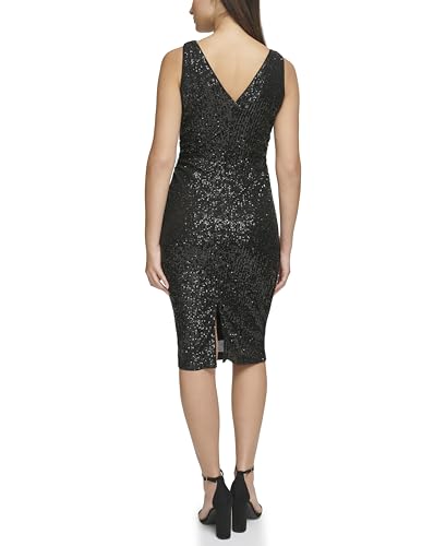 Image of Kensie Women's Sleeveless Cowl Neck Midi Dress