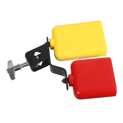 GOOHOCHY Percussion Mallets Included in High Low Tone Cowbell Sambago Bell Set for Bands