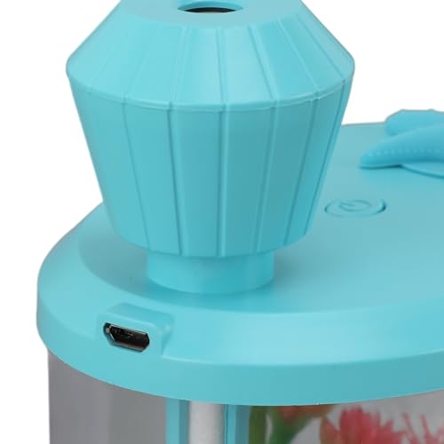 Humidificador micro paisaje mini ultrasónico USB azul miniatura 2