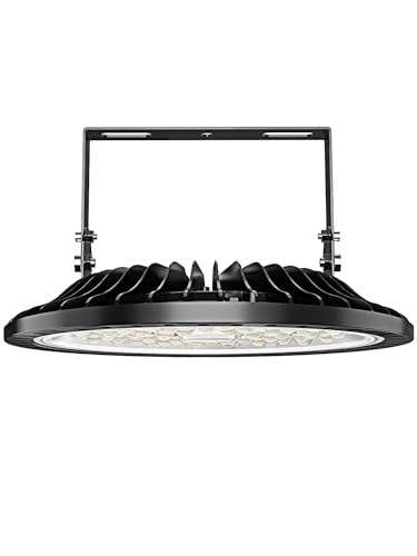 LED High Bay Light 200W, 20000LM UFO LED High Bay Light, 6000K LED Shop Lights High Bay Lights, IP54 Warehouse LED Lights Commercial Warehouse Area Light, Bay Lights-Bay Lighting for Garage Workshop