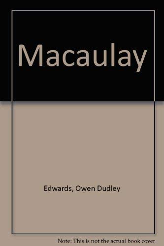 Macaulay (Historians on historians) 0312027273 Book Cover