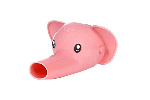 Pink Elephant Water Guiding Cutter Home Baby Hand Wash Tool