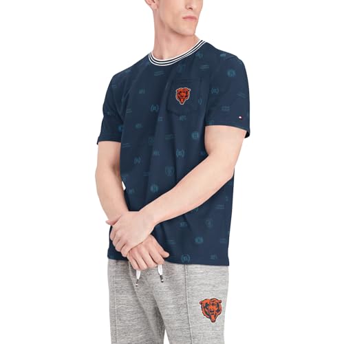 Image of Tommy Hilfiger Adaptive Men's Chino Pants with Adjustable Waist Velcro Buttons and Magnets at Outside Seams