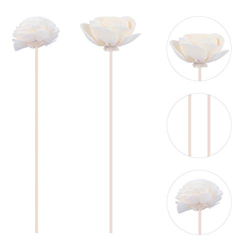 ARTIBETTER 2 Unidades de Difusor de Palheta Varas de Rattan Rosa Flor Em Botão de Reposição Recarga