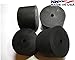 4-Pack - Made in USA - Premium Quality Large Multi-Purpose Rubber Spacer/Mount, 3