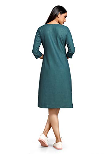 Image of Shiv Textiles Women's Cotton Regular Fashion Kurti