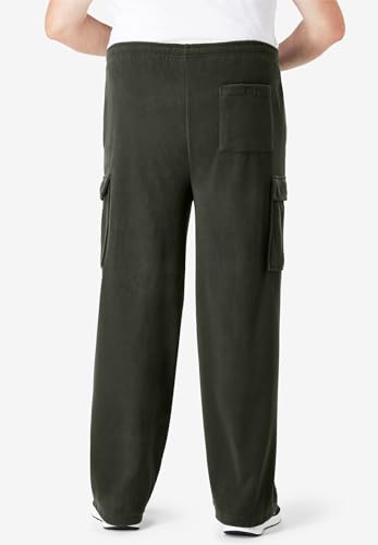 KingSize Men's Big & Tall Explorer Plush Fleece Cargo Pants2