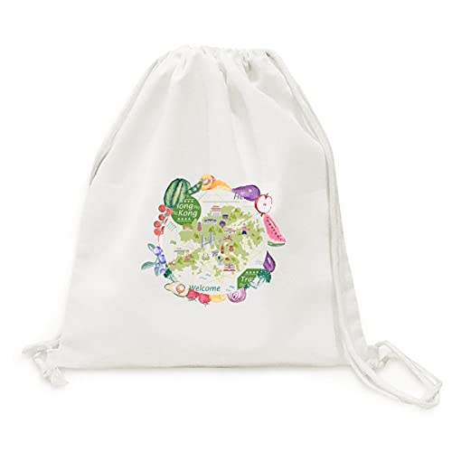 Sac à sangle fruits et légumes en tissu pliable cabas de courses réutilisable