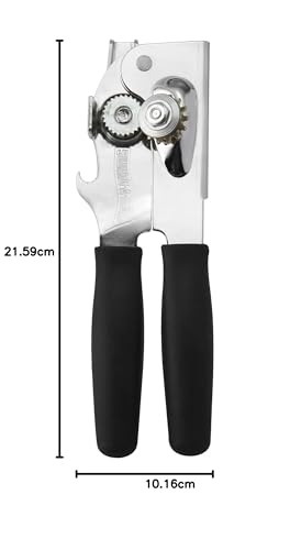 Abrelatas Swing-A-Way Comfort Grip en metal negro de alta resistencia 7