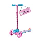 HUDORA Scooter Flitzkids 2.0 - Trottinette stable avec une grande plateforme - Réglable e...