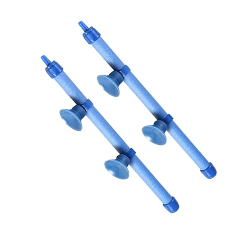 NOLITOY 2個 水族館の酸素ストリ 装置尿 サンドヘッド水族館 屋外ヒーター 洗えるヒーター ケーブルオーガナイザーブラケット メディシンカ 標本 小さなバブル水族館 Blue