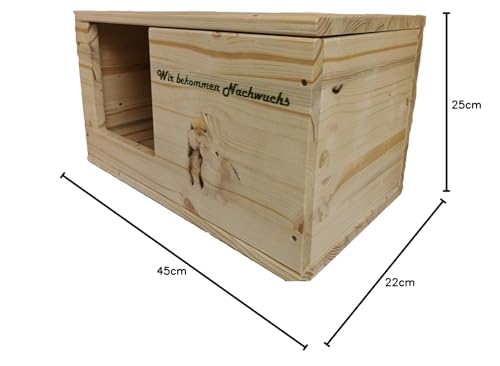 Nagerstore Zwergkaninchen Wurfbox 45x25x22cm