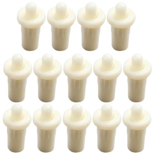 OSOLADY 100piezas Pasadores Reparación Puertas Armario Plástico Blanco Grande para Persianas Muebles Particiones Accesorios Duraderos Fácil Uso