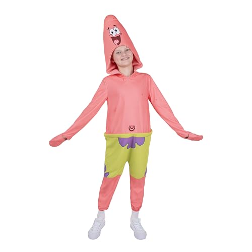 Disfraz juvenil oficial de Patrick de Bob Esponja miniatura 4
