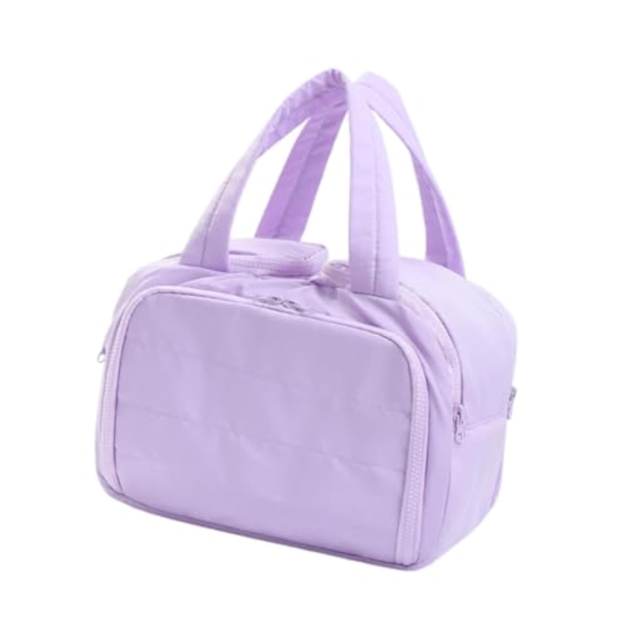 Large Capacity Travel Makeup Bag, Purple Pouch