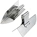 A Pair Drywall Corner Tool,Inner Outer Wall Corner Trowel Plastering Tool Perfect 90 Degree Right Angle when Mudding Drywall Plastering Around the Groove