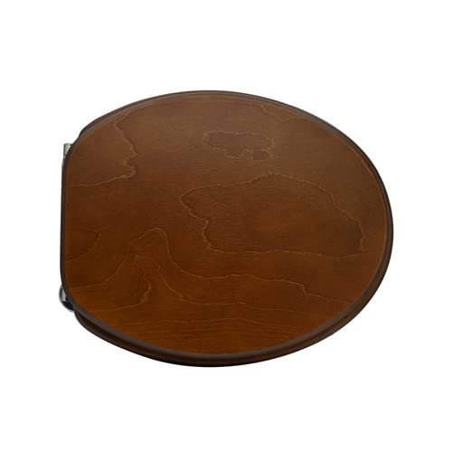 Sedile wc universale in legno new noce scuro - cerniere a passan