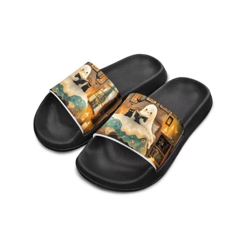 Doojoayie Summer Slide Sandals for Kids Girls Non-Slip EVA Outdoor Play Shoes