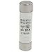 Aexit RO15 10x Fuses 38mm Cylinder Contact Cap Ceramic Fuses 500V 20A Fuse Links 20 Pcs