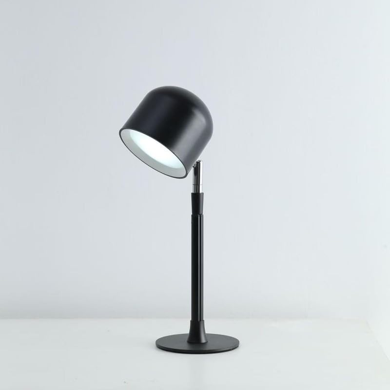 Black USB Charging LED Desk Lamp,Rechargeable Touch Night Li