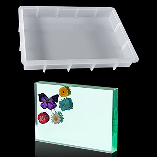 Zayookey Großes Quadrat Epoxidharz Formen Probe Silikonform Bilderrahmen...