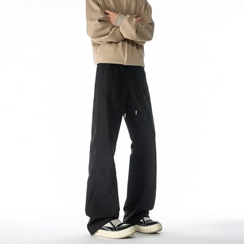 Seidarise Men's Casual Loose Pants, Navy Blue with Drawstring, Comfortable for Daily Wear2